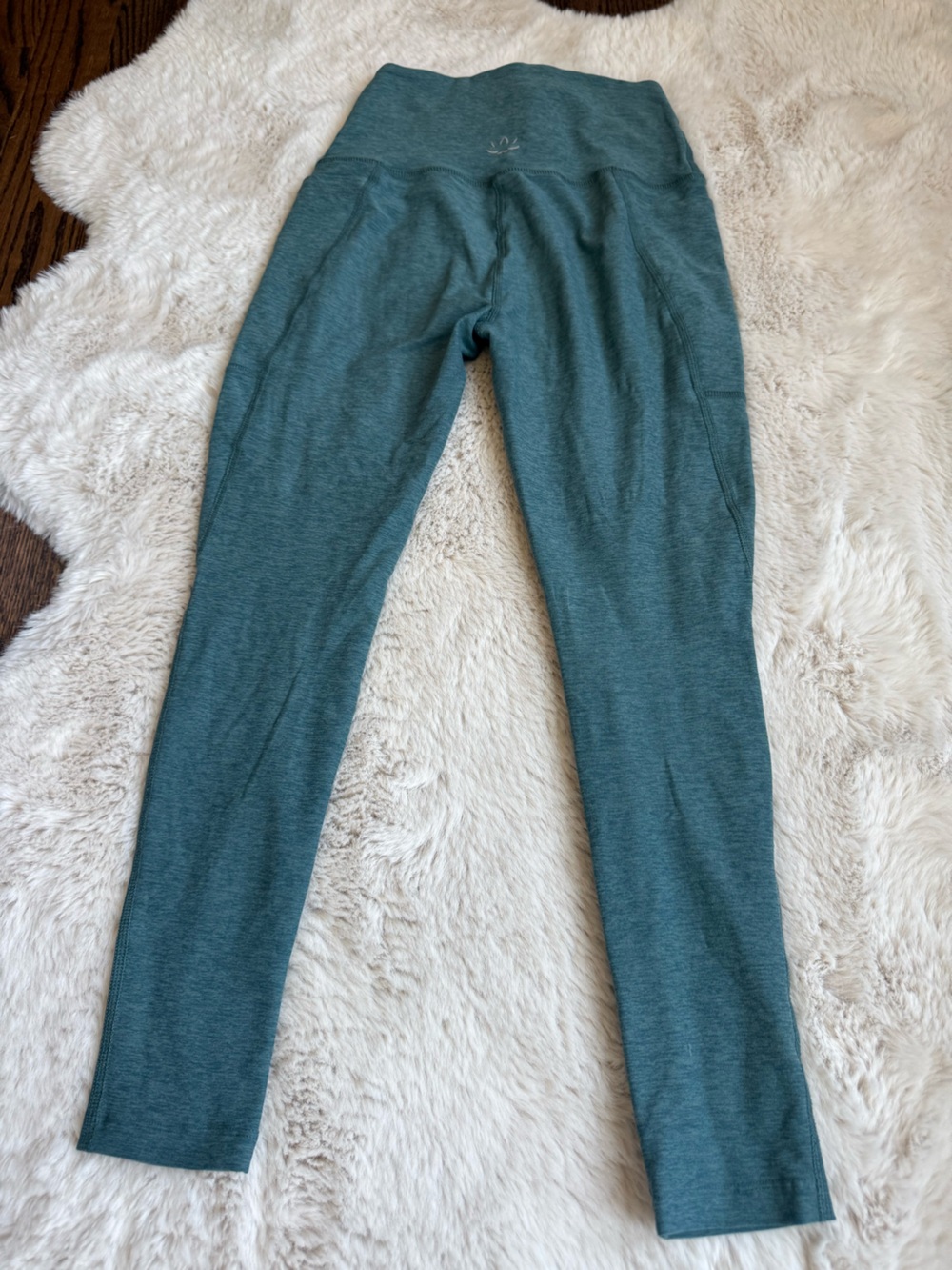 Beyond Yoga Teal High-Waist Leggings